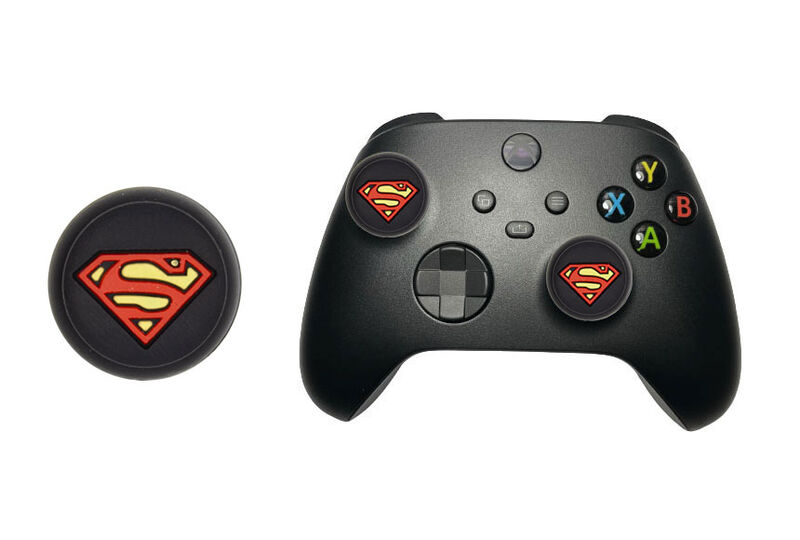 روکش سر آنالوگ سه بعدی طرح سوپرمن - گریپس مدل Super Man Black برای انواع سر انالوگ دسته بازی PlayStation و XBOX و PC gallery1