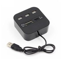 هاب و رم ریدر 7 پورت کایزر KH 14 مدل KAISER KH-14 HUB+Card Reader gallery2