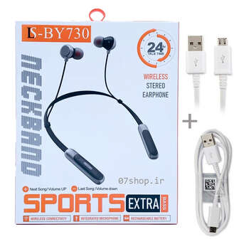 هندزفری گردنی بلوتوث + کابل شارژ مدل LS-BY730 Earphone