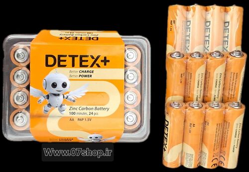 باطری قلمی دیتکس 4 تایی  مدل Detex Plus