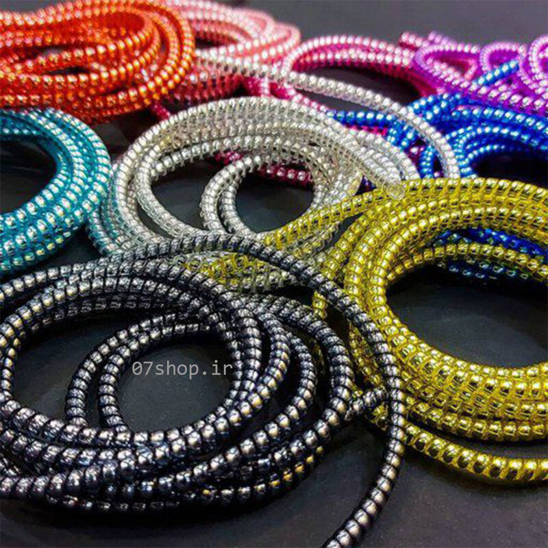 مجافظ کابل شارژ و هندزفری فنری 1.5 متری درجه یک مدل Cable Protector gallery2