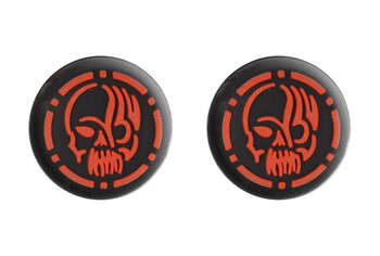 روکش سر آنالوگ سه بعدی طرح جمجمه آتشین - گریپس مدل Fiery Skull مناسب سر انالوگ دسته PlayStation و XBOX و PC