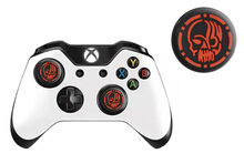 روکش سر آنالوگ سه بعدی طرح جمجمه آتشین - گریپس مدل Fiery Skull مناسب سر انالوگ دسته PlayStation و XBOX و PC gallery1