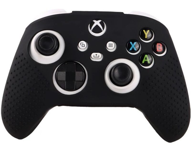 روکش دسته ایکس باکس سری S-X طرح مشکی آج دار - محافظ دسته Xbox Series S-X مدل Ribbed Black gallery0