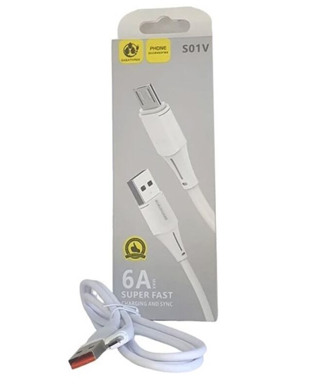 کابل شارژ فست میکرو ساساتری مدل Sasathree S01V Micro USB Cable gallery0