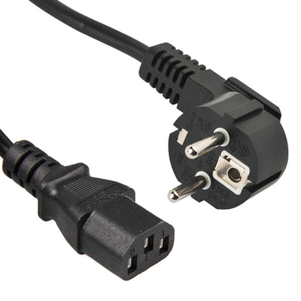 کابل برق سه پین منبع تغذیه کامپیوتر دی نت  طول 1.8 متر