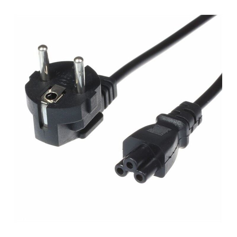 کابل برق سه پین منبع تغذیه لپ تاپ دی نت  طول 1.8 متر gallery0