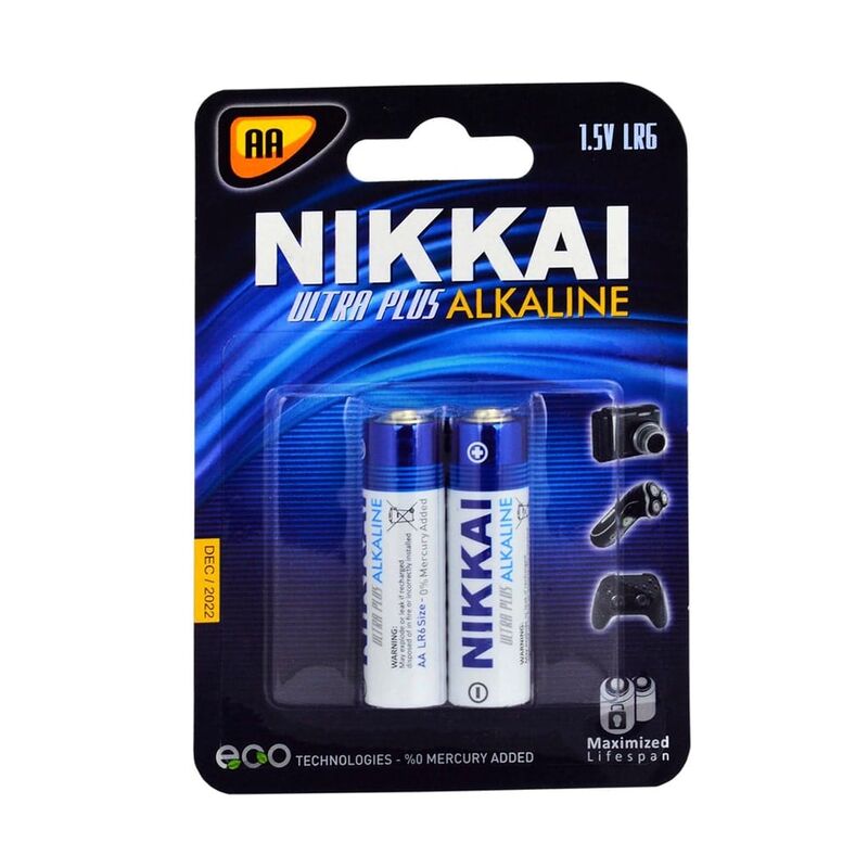 باتری قلمی نیکای مدل Ultra Plus Alkaline  بسته 2 عددی gallery0