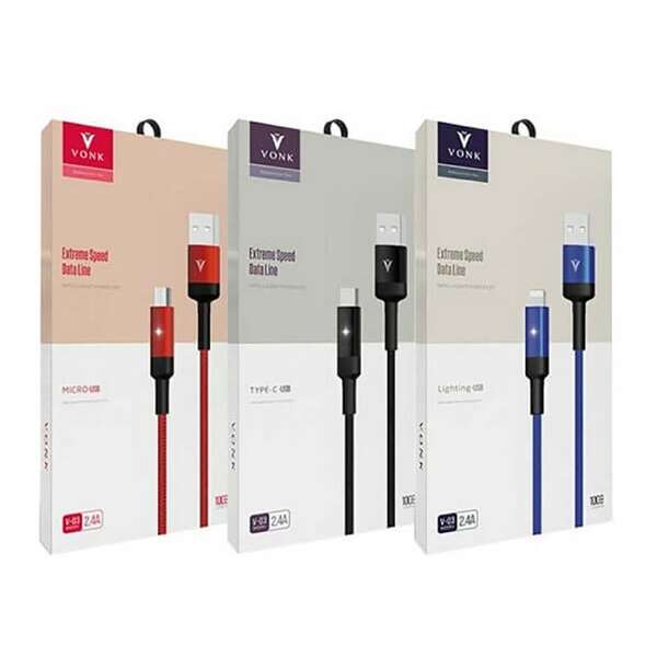 کابل فست شارژ دی نت مدل V-02